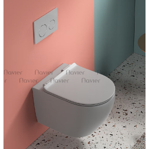 Bồn Cầu Treo Tường Xám Cao Cấp Navier NV-1031X