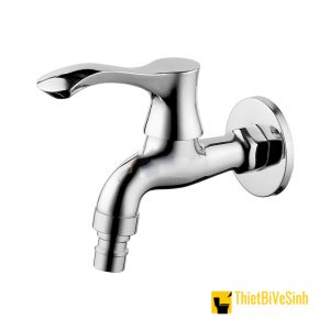 Vòi Gắn Tường Lạnh Đồng Thau Mạ Crome Cao Cấp Navier NV-5002-1CR