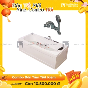  Combo Bồn Tắm Chân Yếm Kèm Bộ Vòi Cao Cấp Navier CBBT02