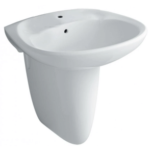  Chậu Lavabo Treo Tường Kèm Chân Ngắn Inax L-284V/L-284VC 