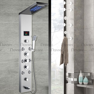 Sen Thuyền Massage Hiển Thị Nhiệt Độ Inox 304 Cao Cấp navier NV-868T