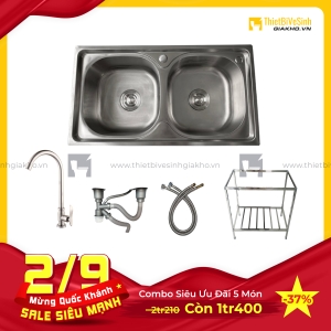 Combo Chân Chậu Chén Siêu Tiết Kiệm Navier CBF07