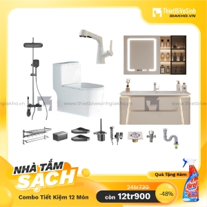Combo Trọn Bộ Thiết Bị Phòng Tắm 13 Món Tiết Kiệm Navier CBPT0031