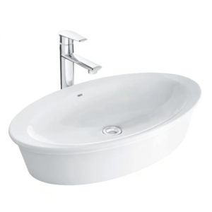 Chậu Lavabo Đặt Bàn Hình Oval Inax L-300V 
