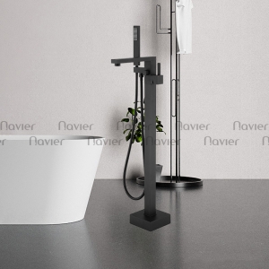 Sen Cây Bồn Tắm Đặt Sàn Màu Đen Cao Cấp Navier NV-852D
