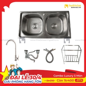 Combo Chân Chậu Chén Siêu Tiết Kiệm Navier CBF07