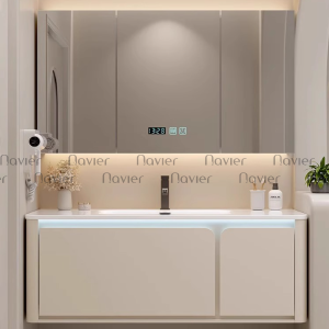 Tủ Chậu Lavabo Nhựa PVC Đặc Cao Cấp Navier NV-581