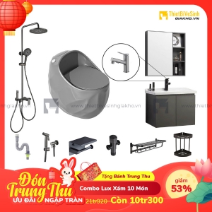Combo Trọn Bộ Thiết Bị Phòng Tắm 10 Món Tiết Kiệm Trong Mùa Lễ Hội Trung Thu TT10MTK03