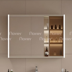 Tủ Gương Lavabo Nhựa PVC Navier NV-TG007