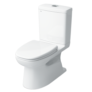 Bồn Cầu 2 Khối Nắp Êm Aqua Ceramic Xả Nhấn Cao Cấp Inax AC-808VN-BW1