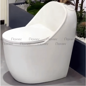 Bồn Cầu Trứng Trắng Cao Cấp Navier NV-1090