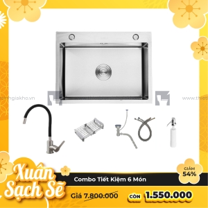 Combo Chậu Chén Siêu Tiết Kiệm 4 Món Navier CBF04