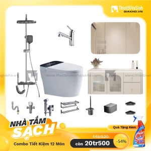 Combo Trọn Bộ Thiết Bị Phòng Tắm 12 Món Cao Cấp Navier CBPT0029