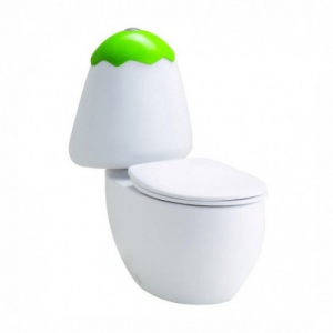 Bồn Cầu Hai Khối Trẻ Em Nắp Màu Xanh Googai Chính Hãng Cotto C15037 KW