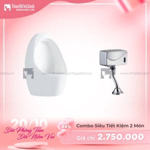 Combo Bồn Tiểu Van Xả Cảm Ứng  Siêu Tiết Kiệm Navier CBT04