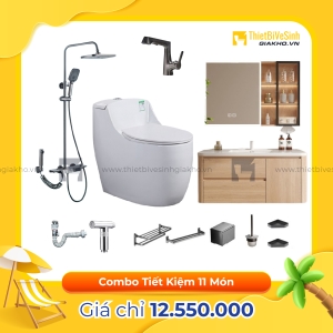 Combo Trọn Bộ Thiết Bị Phòng Tắm 11 Món Tiết Kiệm Navier CBPT0034