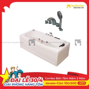  Combo Bồn Tắm Chân Yếm Kèm Bộ Vòi Cao Cấp Navier CBBT02