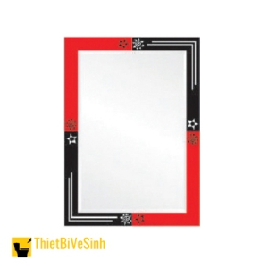 Gương Phòng Tắm Có Hoa Văn Hình Chữ Nhật 50x70 Navier NV-1407DD