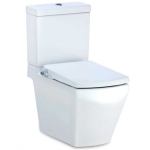 Bàn Cầu 2 Khối Nắp Rửa Cơ Chính Hãng COTTO C17087(CN) Grand Tetragon