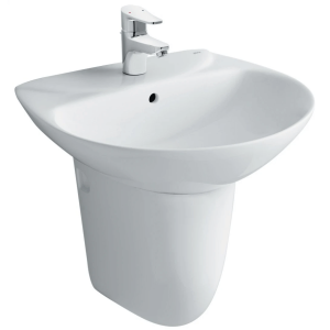 Chậu Lavabo Treo Tường Kèm Chân Ngắn Inax L-285V/L-288VC 