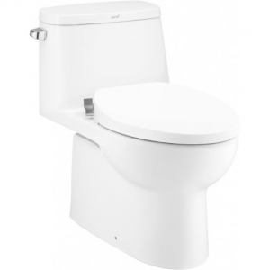 Bàn Cầu 1 Khối Nắp Rửa Cơ Chính Hãng COTTO C1142(CN1) Priz II