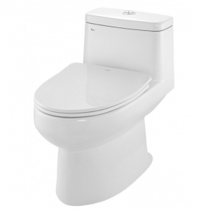 Bồn Cầu 1 Khối Nắp Êm Aqua Ceramic Cao Cấp Inax  AC-939VN-2/BW1