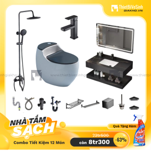Combo Trọn Bộ Thiết Bị Phòng Tắm 12 Món Tiết Kiệm QK11TK029