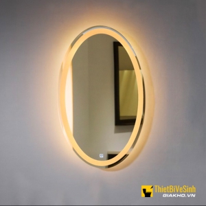 Gương Led Oval 50x70 Cảm Ứng Hắt Ngoài Navier NV-202
