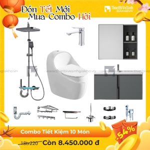 Combo Trọn Bộ Thiết Bị Phòng Tắm Tiết Kiệm Navier CBPT0075