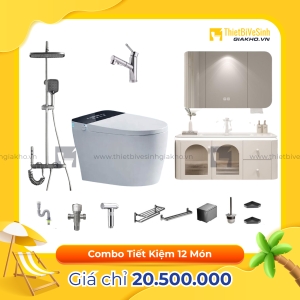 Combo Trọn Bộ Thiết Bị Phòng Tắm 12 Món Cao Cấp Navier CBPT0029