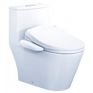 Bồn Cầu 1 Khối Nắp Điện Tử Thông Minh Caesar CD1363/TAF400H