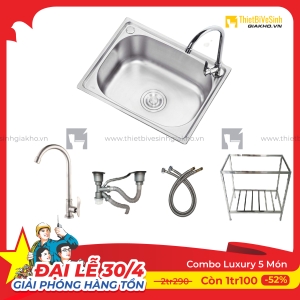 Combo Chân Chậu Chén Siêu Tiết Kiệm Navier CBF08