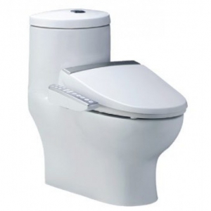 Bồn Cầu 1 Khối Nắp Điện Tử Caesar CD1375/TAF200H 