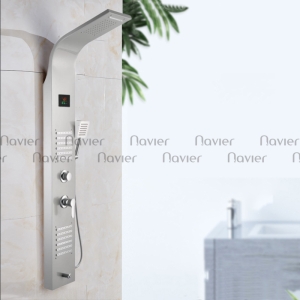 Sen Thuyền Massage Trắng Bạc Inox 304 Hiển Thị Nhiệt Độ Navier NV-871T