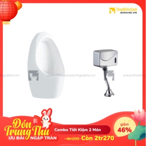 Combo Bồn Tiểu Van Xả Cảm Ứng  Siêu Tiết Kiệm Navier CBT04