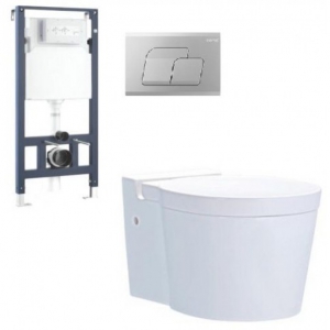 Bồn Cầu Treo Tường Nắp Đóng Êm Thoát Ngang Chính Hãng Cotto SC198817(F)