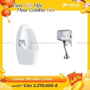 Combo Bồn Tiểu Van Xả Cảm Ứng  Siêu Tiết Kiệm Navier CBT04