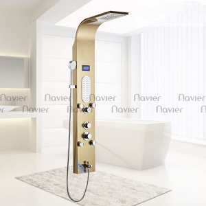 Sen Thuyền Massage Hiển Thị Nhiệt Độ Inox 304 Cao Cấp navier NV-867V