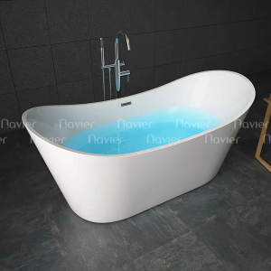 Bồn Tắm Nằm Acrylic Dáng Thuyền Cao Cấp Navier NVB-1202