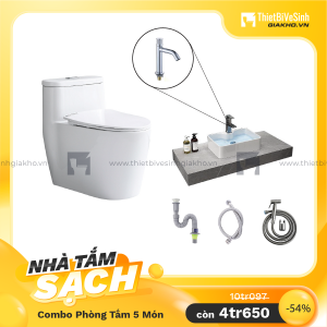 Combo Thiết Bị Phòng Tắm Tắm 5 Món Siêu Ưu Đãi Navier CL5MTK04