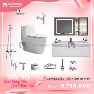 Combo Trọn Bộ Thiết Bị Phòng Tắm Tiết Kiệm Navier CBPT0074
