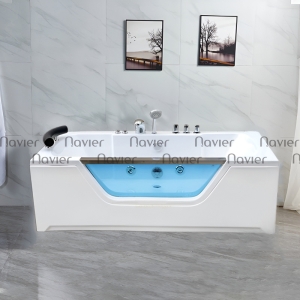 Bồn tắm chữ nhật có kính Navier NV-1307