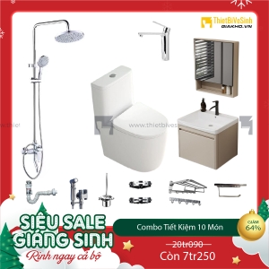 Combo Trọn Bộ Thiết Bị Phòng Tắm 10 Món Tiết Kiệm Navier CBPT0080