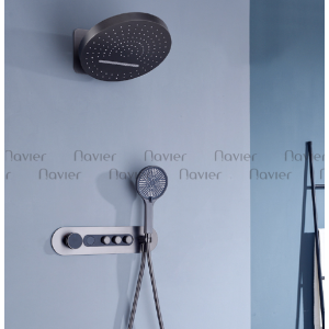 Sen Cây Tắm Âm Tường Nóng Lạnh Đồng Thau Sơn Tĩnh Điện Navier NV-984