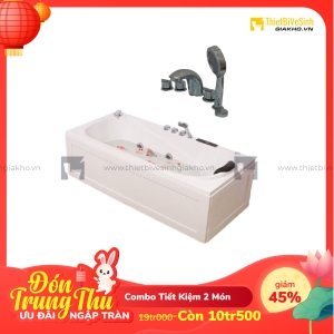  Combo Bồn Tắm Chân Yếm Kèm Bộ Vòi Cao Cấp Navier CBBT02