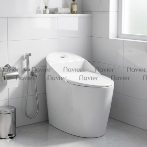 Bồn Cầu Trứng Nhập Khẩu Cao Cấp Navier NV-1041