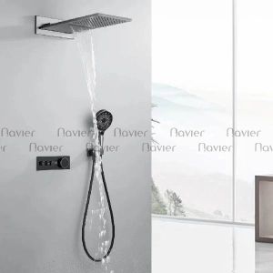 Sen Cây Tắm Âm Tường Đồng Thau Sơn Tĩnh Điện Xám Navier NV-999