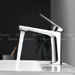 Vòi Lavabo Lạnh Đồng Thau Mạ Crom Cao Cấp Navier NV-727LCR