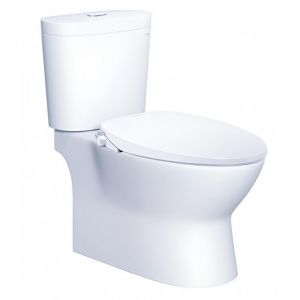 Bồn Cầu 2 Khối Nắp Rửa Cơ Chính Hãng Caesar CD1320/TAF060