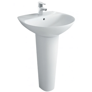 Chậu Lavabo Treo Tường Kèm Chân Dài Inax L-288V/L-288VD 